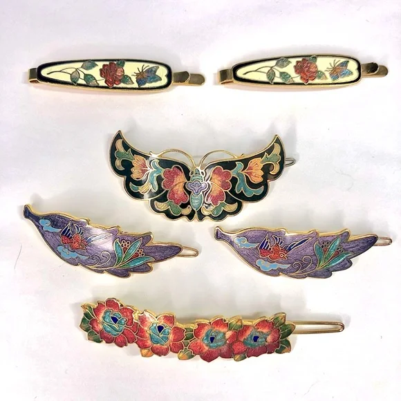 Vintage | Accessories | Vintage Cloisonne Enamel Butterfly  display picture 1